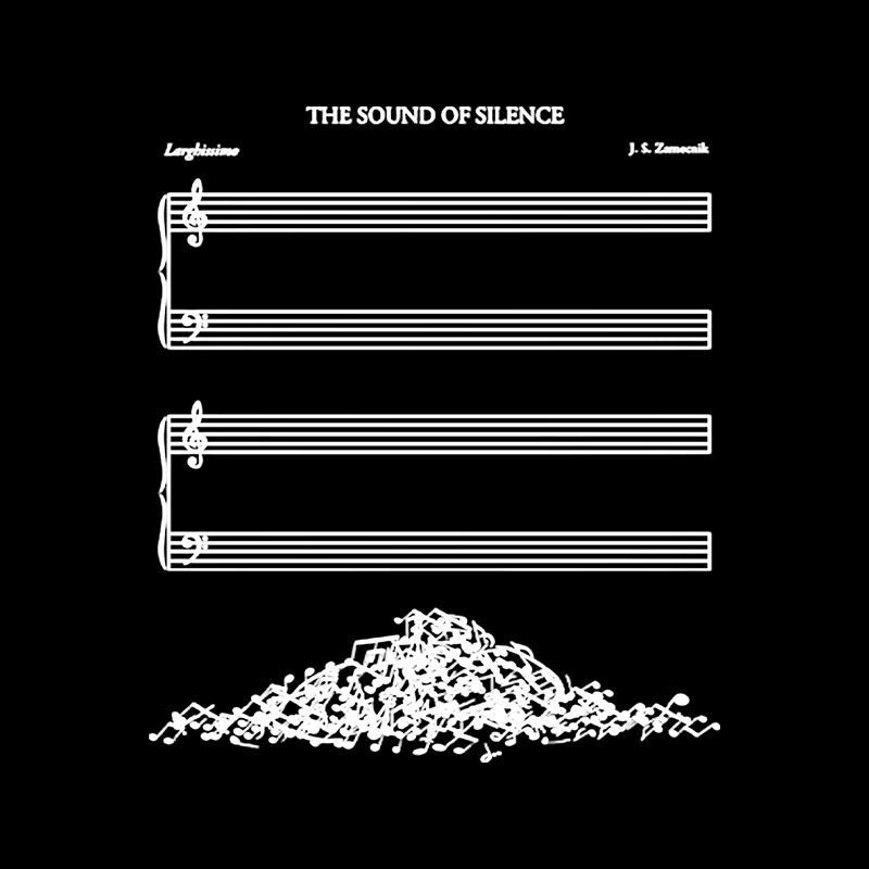 The Sound of Silence Playful T-Shirt