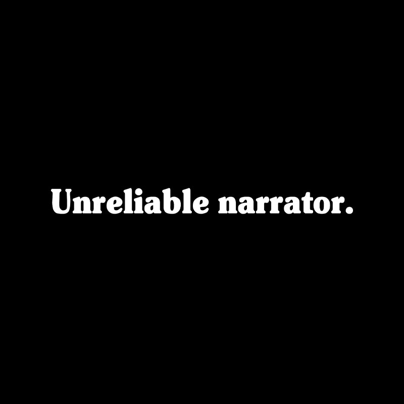 Unreliable Narrator Playful T-Shirt