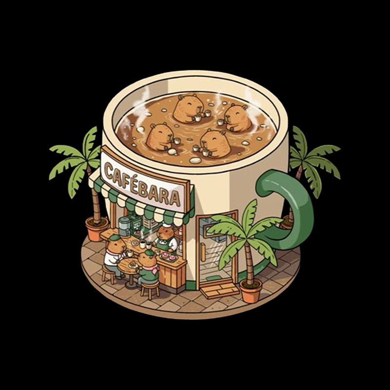 Cafebara Playful T-Shirt