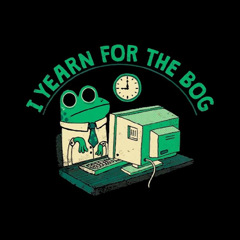 Yearn For The Bog Playful T-Shirt