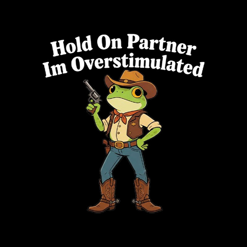 Hold On Partner Playful T-Shirt