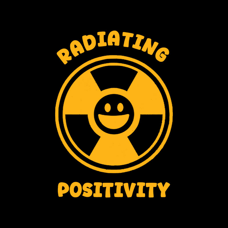 Radiating Positivity Playful T-Shirt