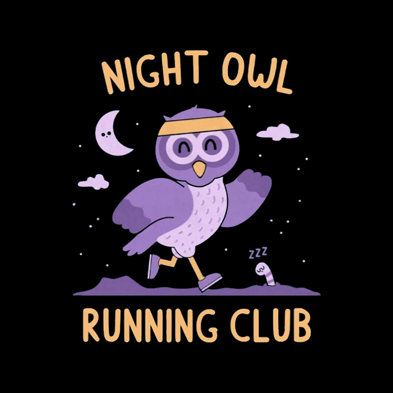 Night Owl Playful T-Shirt