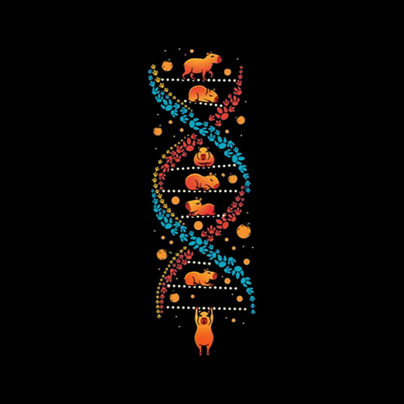 Capybara DNA Playful T-Shirt