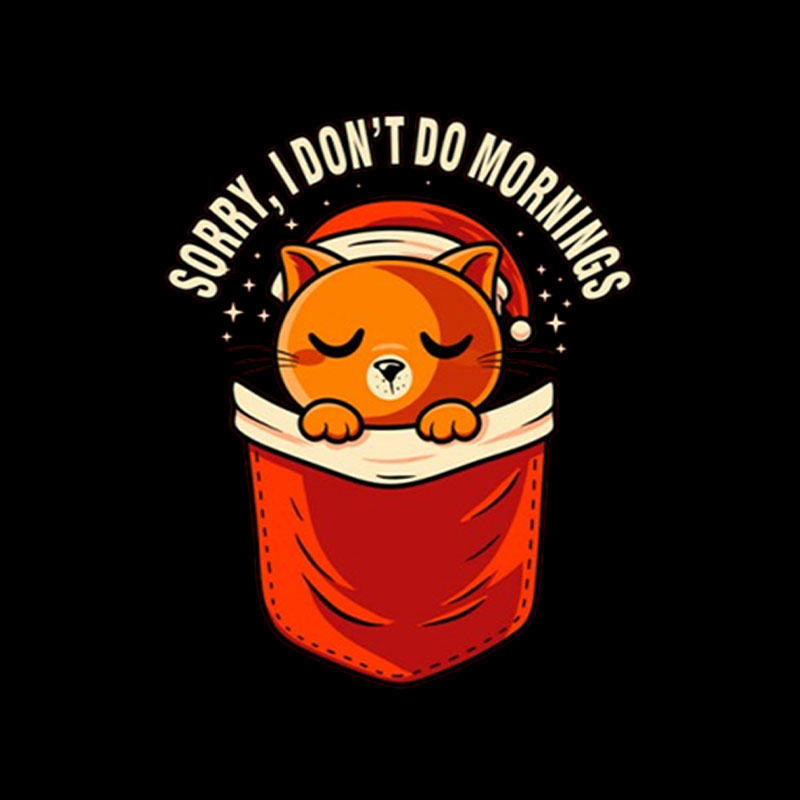 I Dont Do Mornings Playful T-Shirt