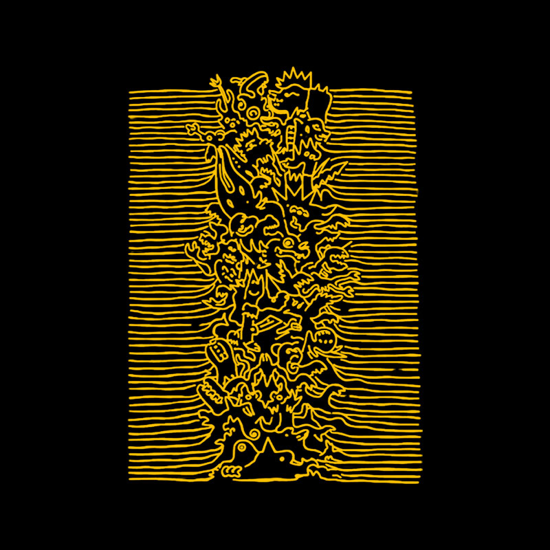 Chaotic Cartoon Playful T-Shirt