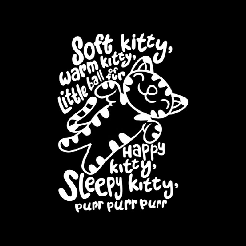 Soft Kitty Warm Kitty Little Ball Of Fur Playful T-Shirt