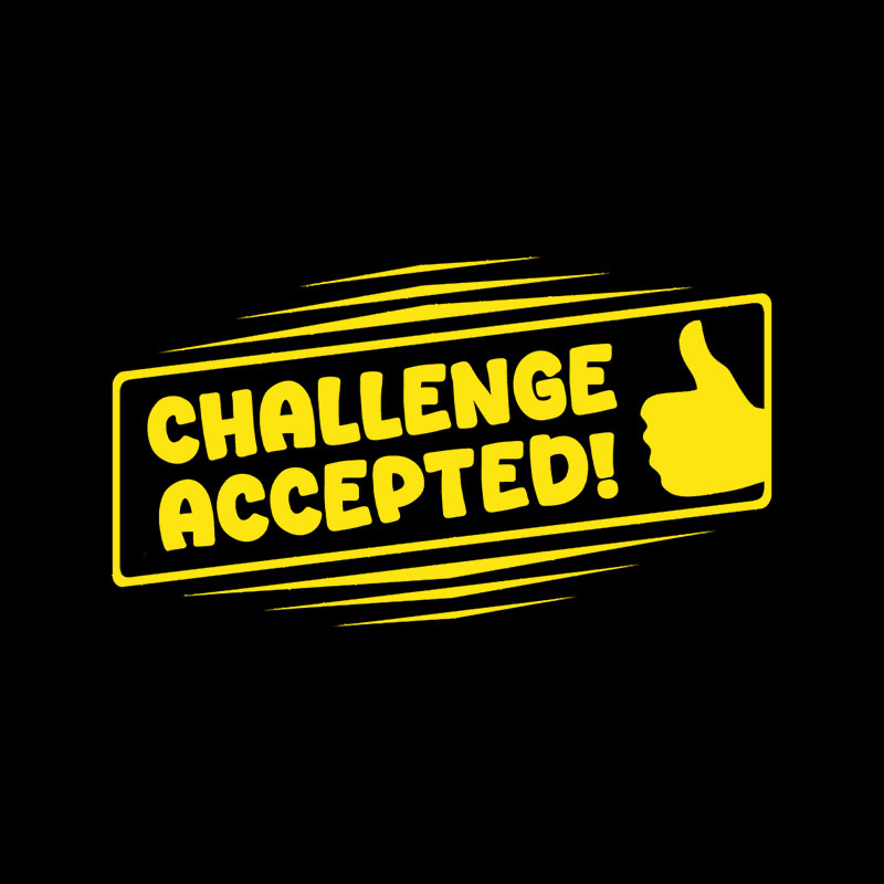 Challenge Accepted Playful T-Shirt