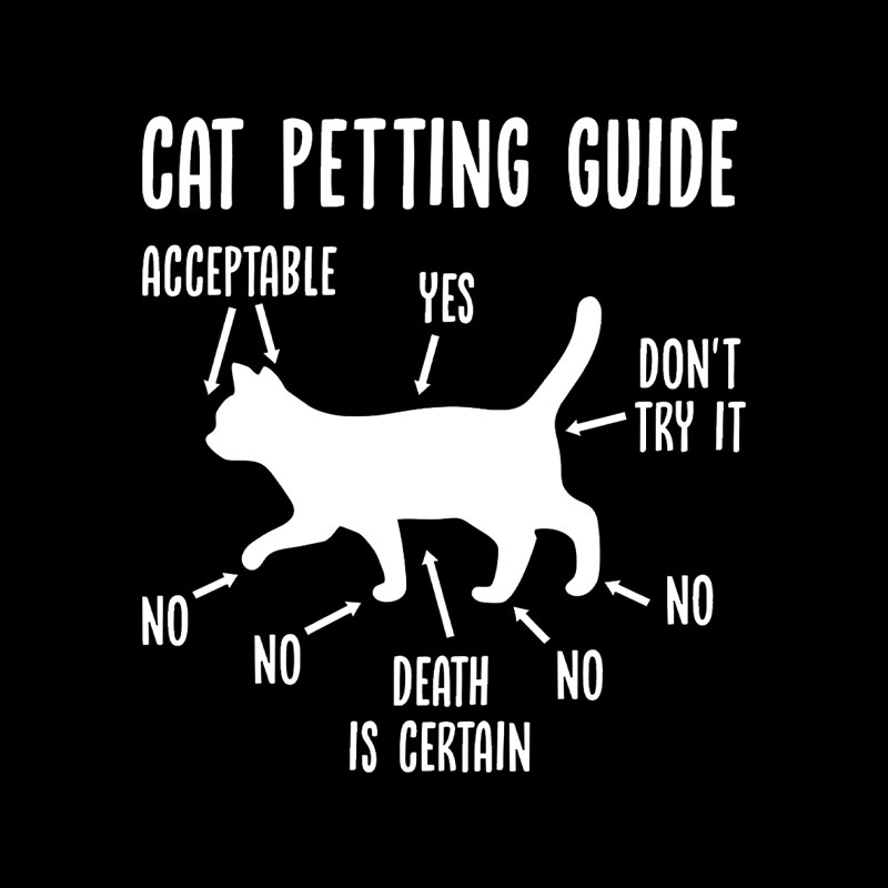 Cat Petting Guide Playful T-Shirt