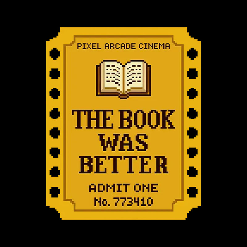 The Book Was Better Playful T-Shirt