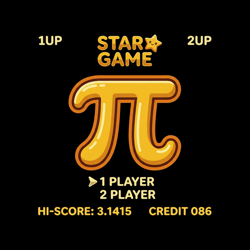 Pi xel game Playful T-Shirt