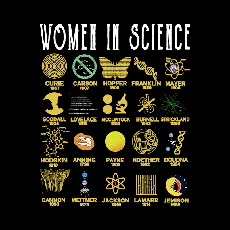Women In Science Playful T-Shirt