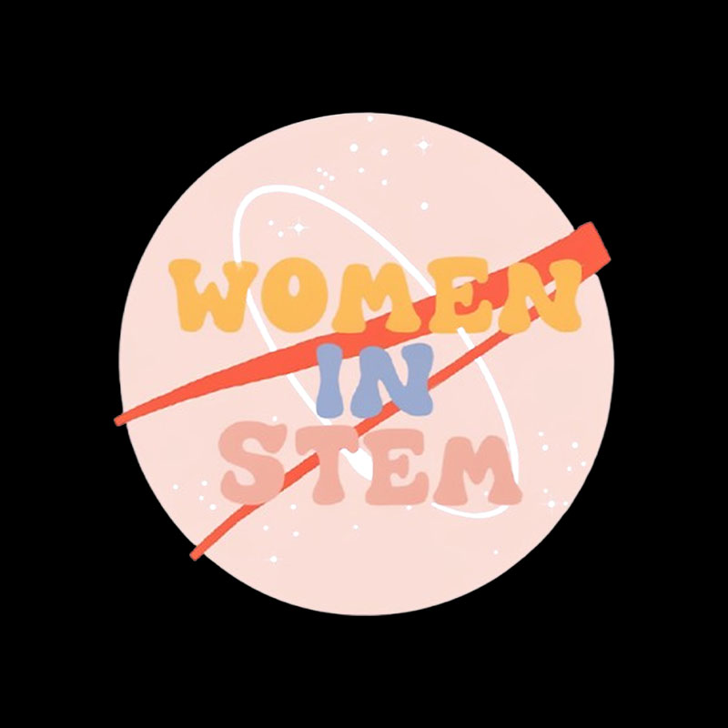 Women In Stem Space Playful T-Shirt