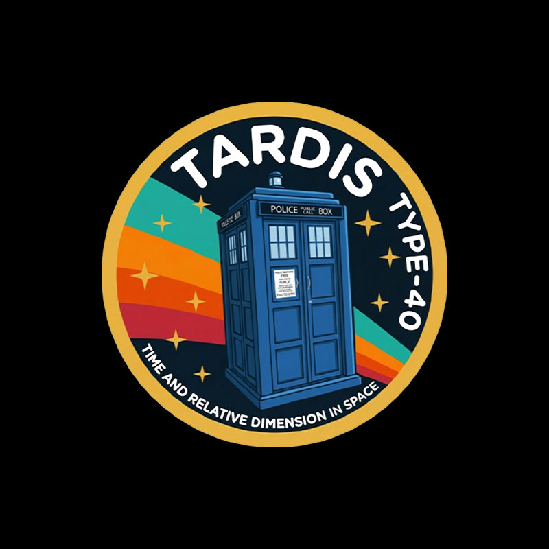 TARDIS type 40 Playful T-Shirt