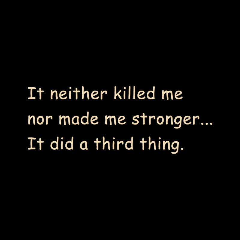 It Did A Third Thing Playful T-Shirt