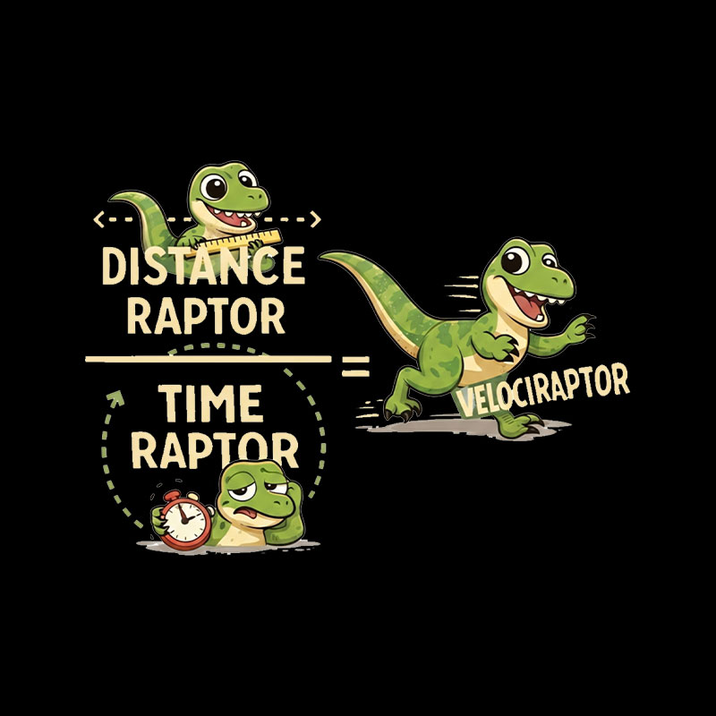 Veloci Raptor Playful T-Shirt