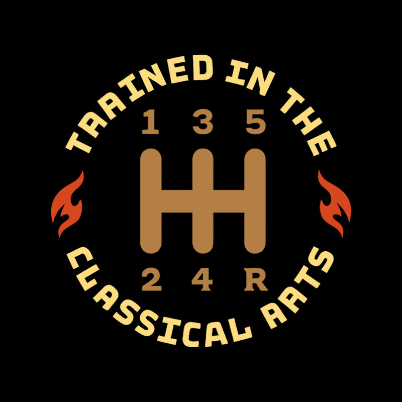 Trained In The Classical Arts Playful T-Shirt