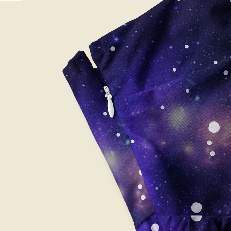 Beautiful Nebula Outer Space Playful Maxi Dress