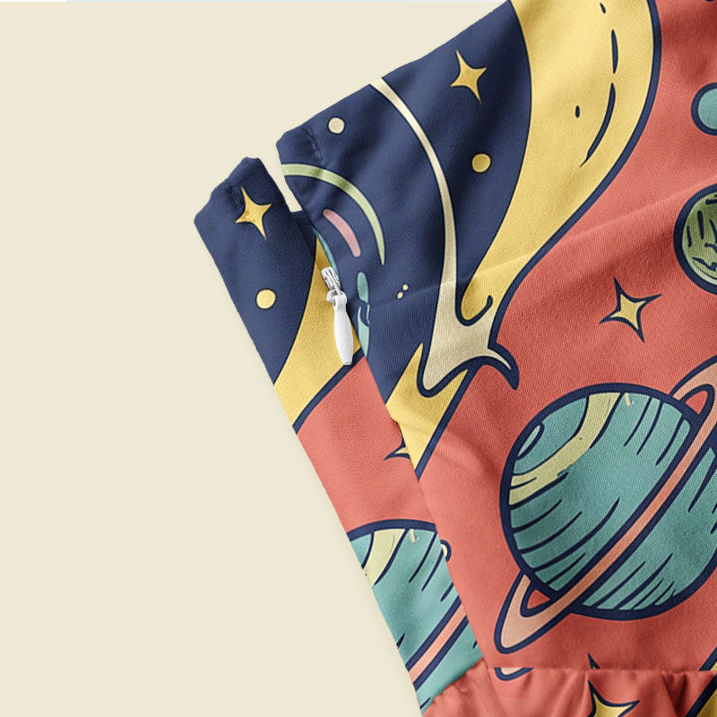 Life Universe Everything Playful Maxi Dress