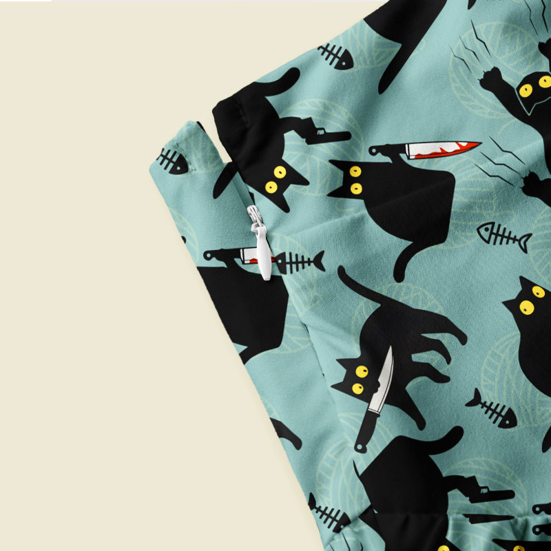Naughty Kitten Playful Maxi Dress