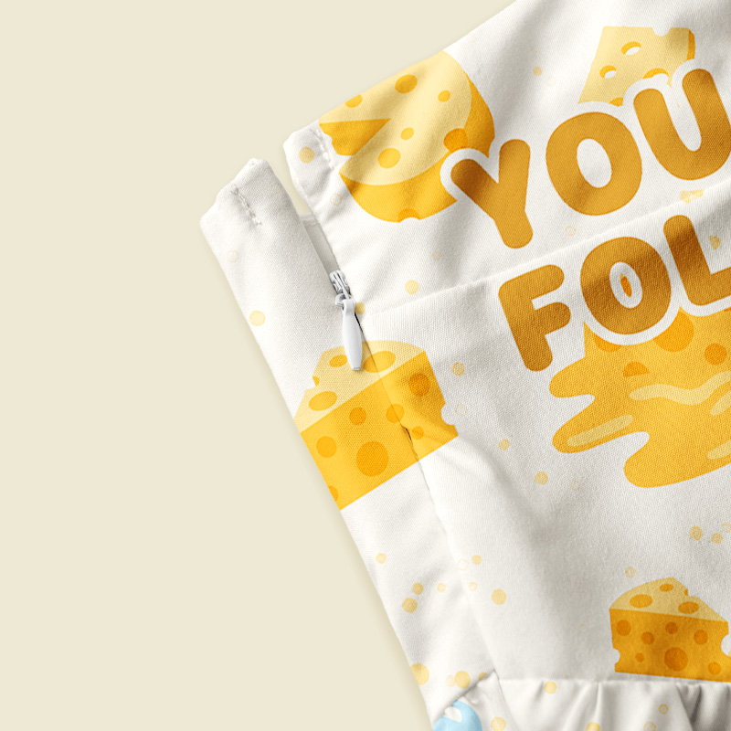 You Just Fold It In Playful Maxi Dress