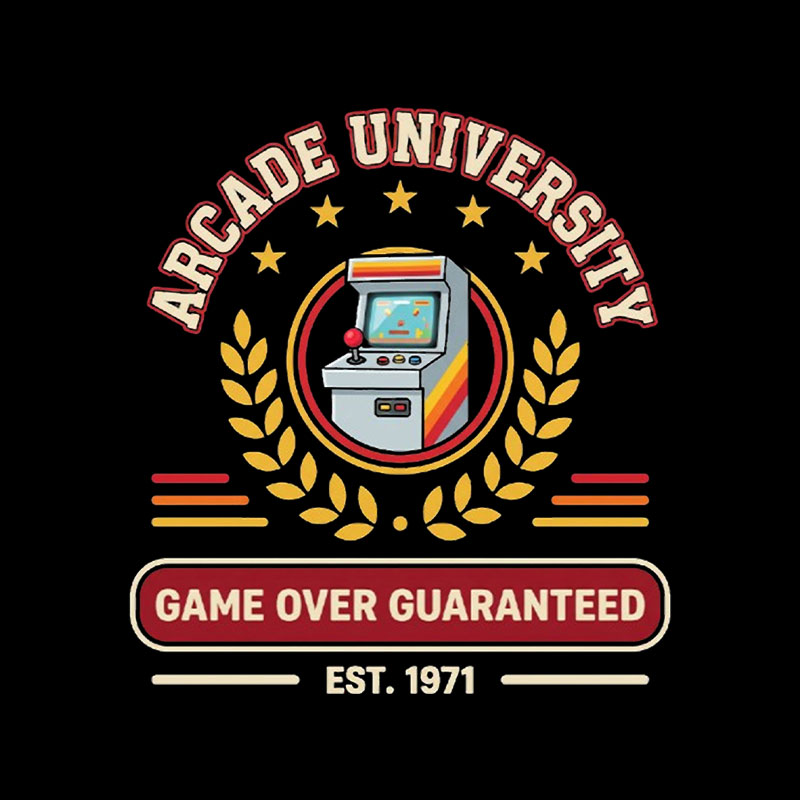 Arcade University Playful T-Shirt