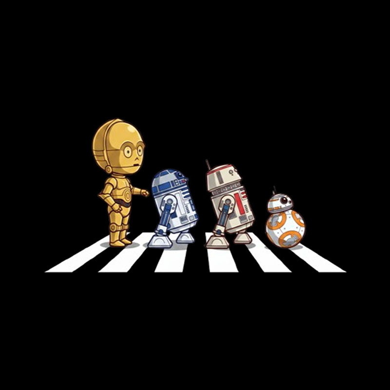 Abbey Droids Playful T-Shirt