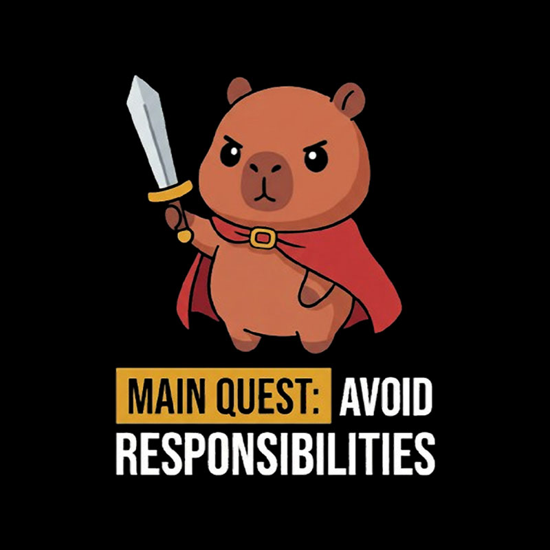 Avoid Responsibilities Playful T-Shirt