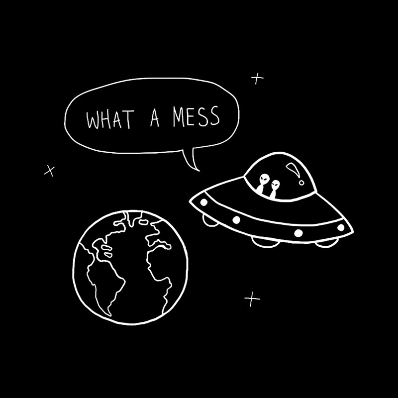 What A Mess Playful T-Shirt
