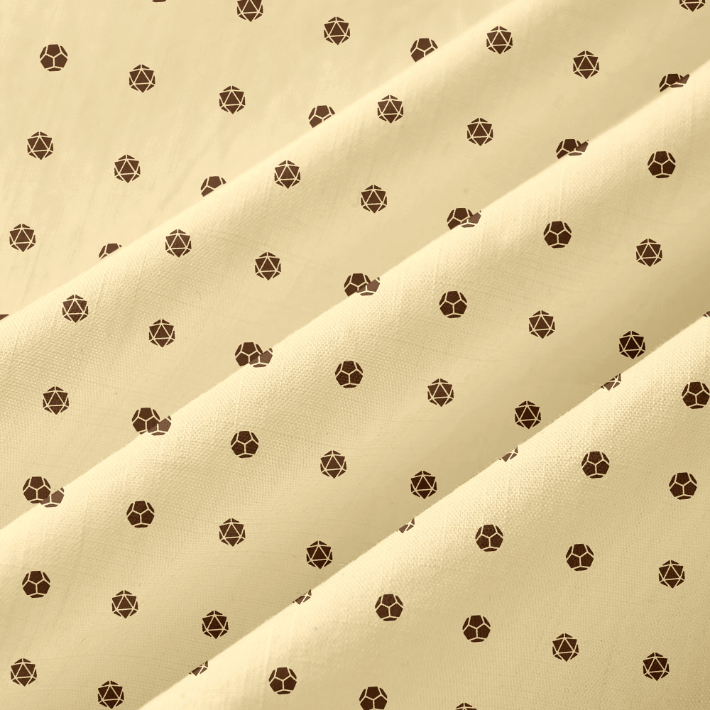 Cream Soccer Dot Minimal Button Up Pocket Shirt