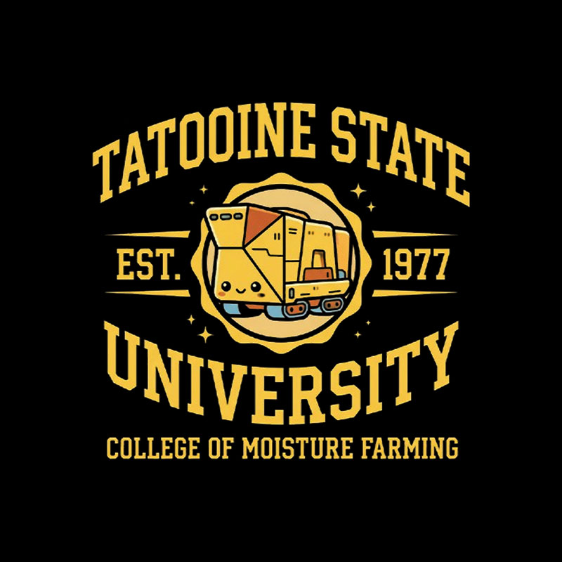 Scifi University Humour Playful T-Shirt