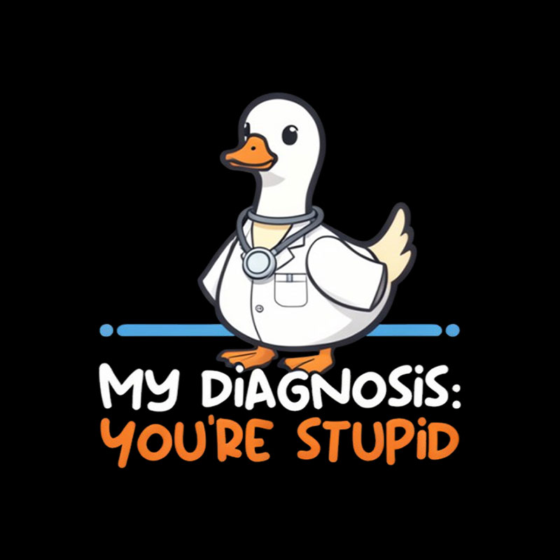 Ducktor Diagnosis Playful T-Shirt