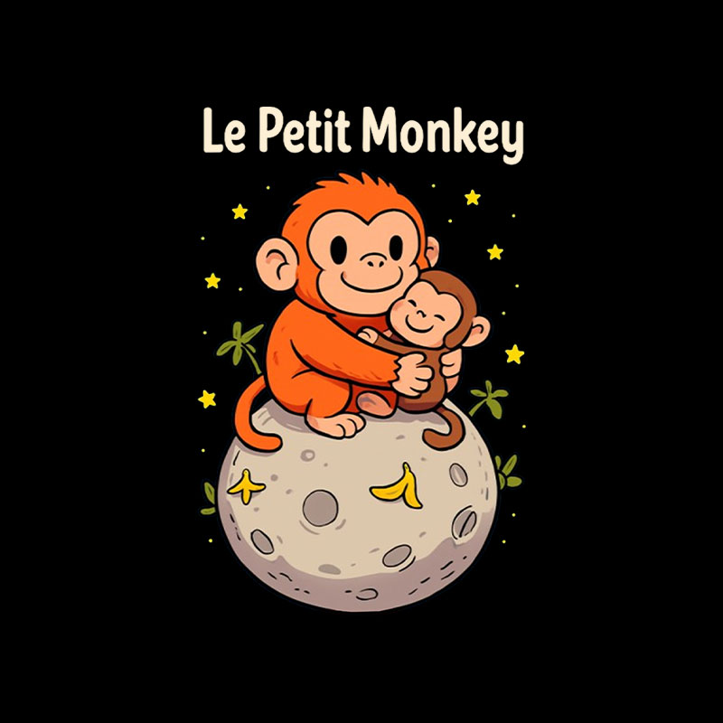 Le Petit Monkey Playful T-Shirt