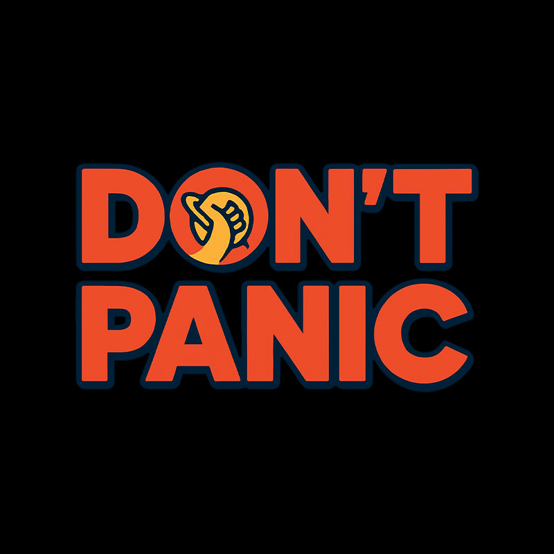 Dont Panic Playful T-Shirt