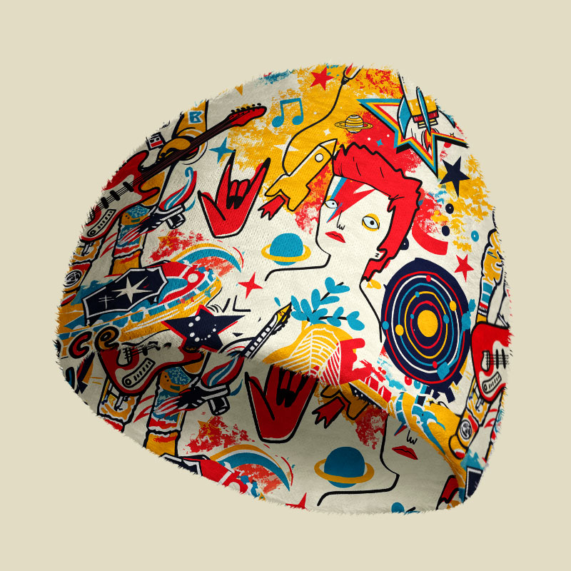 Space Oddity Fuzzy Beanie