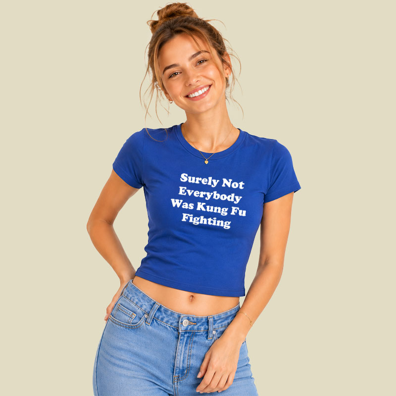 Surely Not Everybody Was Kung Fu Fighting Geek Baby Tee