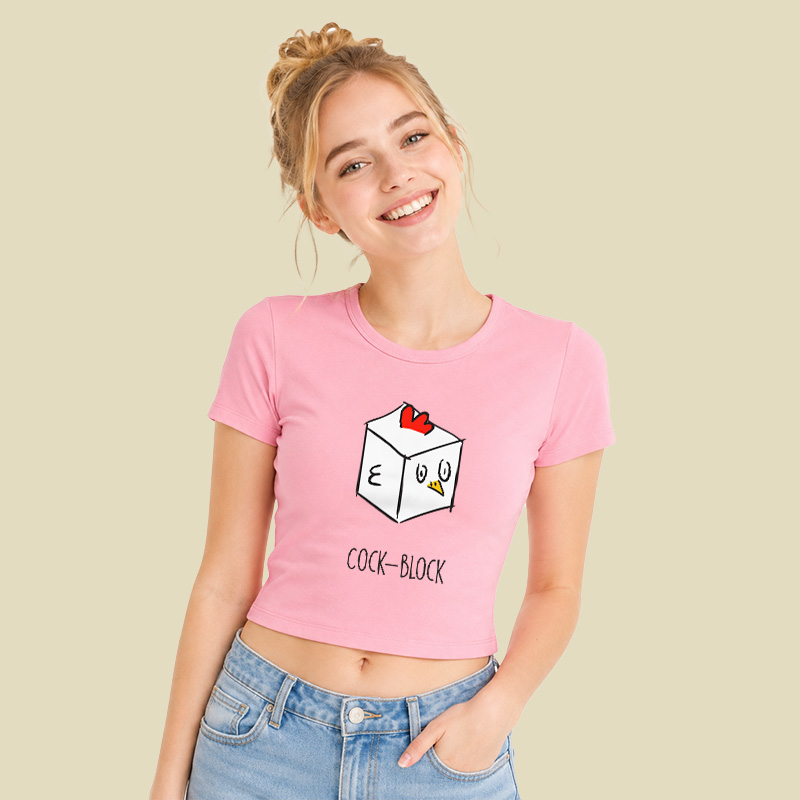 Cock-Block Geek Baby Tee