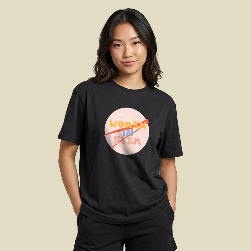 Women In Stem Space Playful T-Shirt