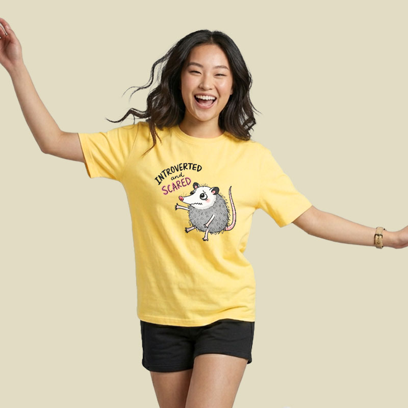 Introverted And Scared Playful T-Shirt