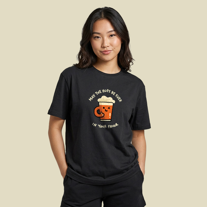 May The Hops Be Ever In Your Favor Beer Mug Playful T-Shirt