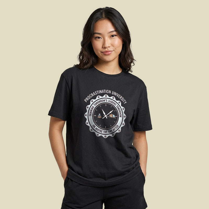 Procrastination University Playful T-Shirt