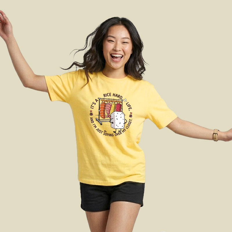 Rice Hard Life Playful T-Shirt