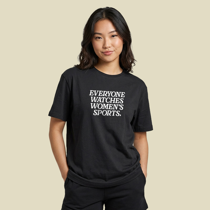 Women Sports Support Playful T-Shirt