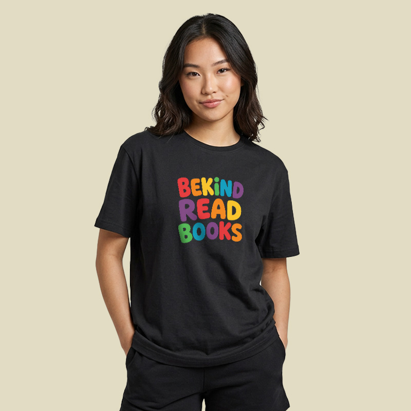 Be Kind Read Books Playful T-Shirt