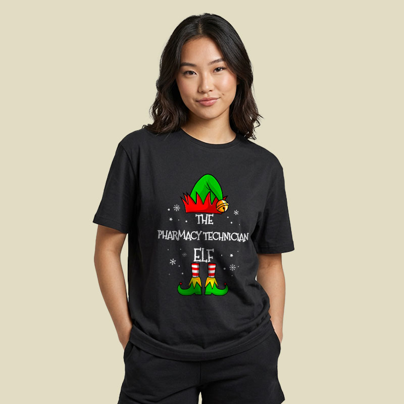 The Pharmacy Technician Elf Playful T-Shirt
