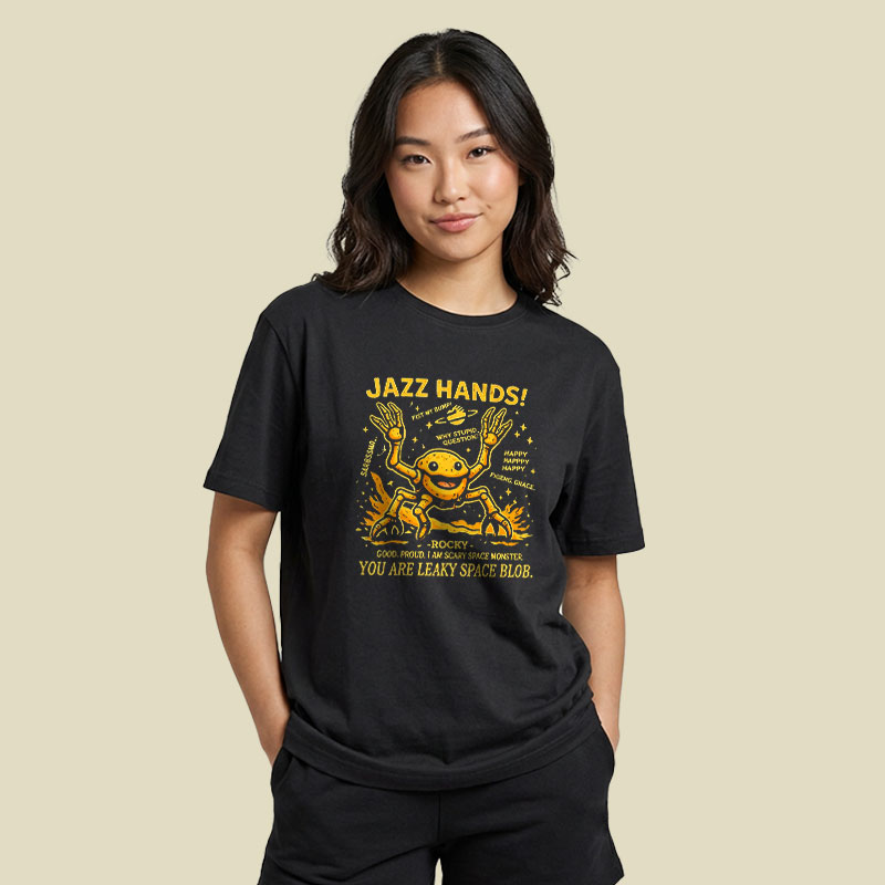 Project Hail Mary Jazz Hands Playful T-Shirt