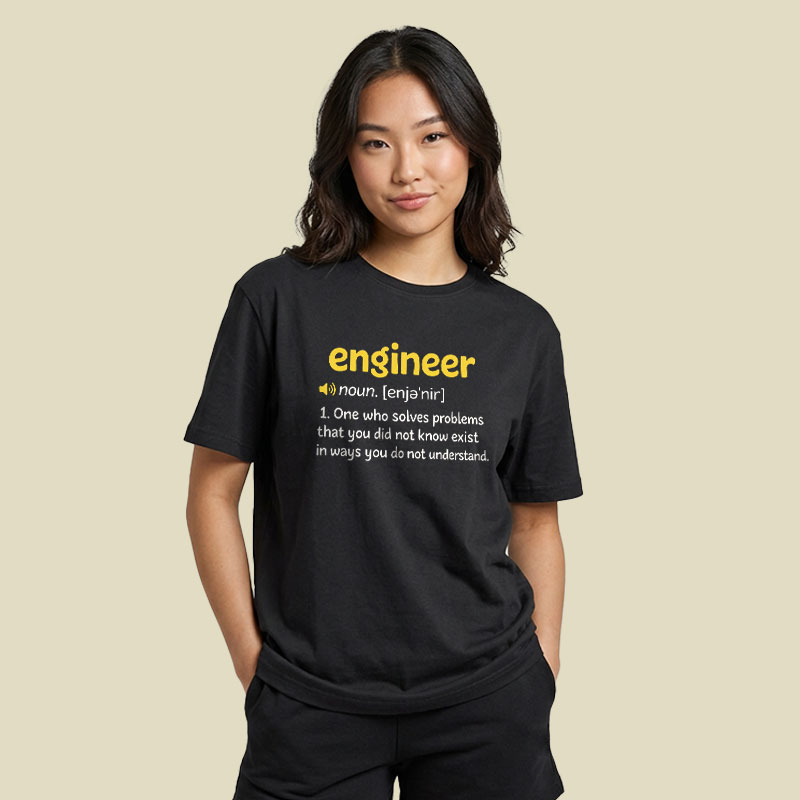 Funny Engineer Definition Playful T-Shirt
