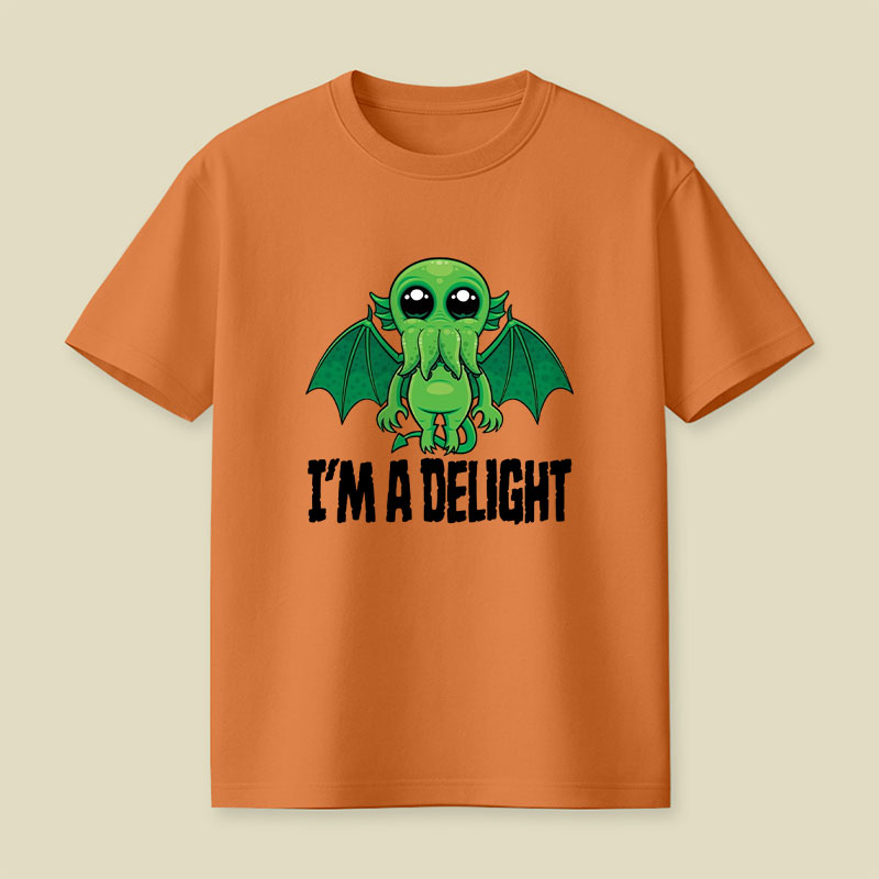 Delightfully Cute Cthulhu Monster Playful T-Shirt