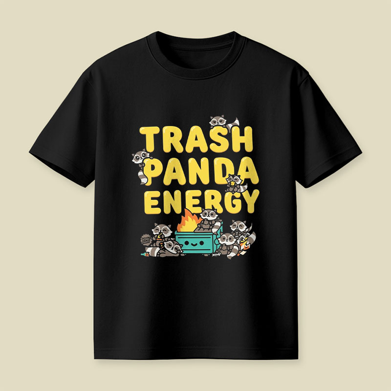 Trash Panda Energy Playful T-Shirt