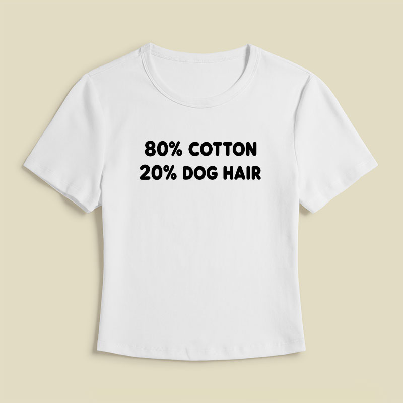 80 Cotton 20 Dog Hair Geek Baby Tee